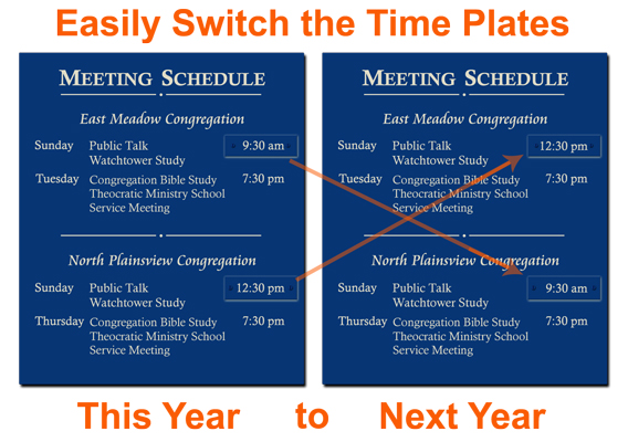 Easily Change the Times